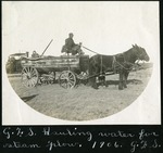 043-01: Wagon Pulled by Horses
