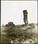 054-01: Monument Rocks by George Fryer Sternberg 1883-1969