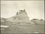 056-02: Standing on Rock Formation by George Fryer Sternberg 1883-1969