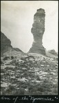058-02: Pyramid at Monument Rocks by George Fryer Sternberg 1883-1969
