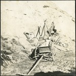 069-03: Lifting Trachodon Specimen onto Wagon by George Fryer Sternberg 1883-1969