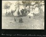 076-01: Camp at Florissant, Colorado by George Fryer Sternberg 1883-1969
