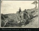 080-02: Petrified Redwood Stump in Colorado by George Fryer Sternberg 1883-1969