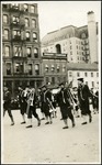 097-03: Marching Band in Funeral Procession by George Fryer Sternberg 1883-1969