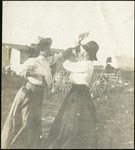 099-01: Two Women with Pistols by George Fryer Sternberg 1883-1969
