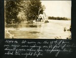 069-02: Boat and Scow on Flooded Campsite by George Fryer Sternberg 1883-1969