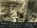 083-04: Peter Anthony Bungart Working with Fossils by George Fryer Sternberg 1883-1969