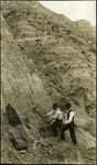 087-03: Two Men Working on Excavation by George Fryer Sternberg 1883-1969