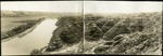 099-01: Panoramic View of a Valley, a River, and the Badlands by George Fryer Sternberg 1883-1969