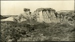 100-02: Butte by George Fryer Sternberg 1883-1969