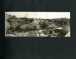 037-00: 29 and 30-21 Panoramic Landscape on Scrapbook Page by George Fryer Sternberg 1883-1969