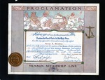 090-00: Unofficial Certificate by George Fryer Sternberg 1883-1969
