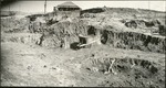 031_05: Charles H. Sternberg Working "Tar-pit" Quarry by George Fryer Sternberg 1883-1969