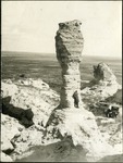047_01: Cobra Rock from Above in the Castle Rock Area by George Fryer Sternberg 1883-1969
