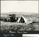 056_01: 20-27 Thomas Ranch Camp August 1927 by George Fryer Sternberg 1883-1969