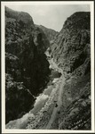 073_01: View of Shoshone Dam 35 by George Fryer Sternberg 1883-1969