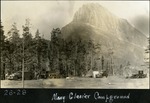 098_03: 26-28 Many Glacier Campground by George Fryer Sternberg 1883-1969