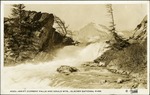 101_05: 4020--Swiftcurrent Falls And Gould Mtn., Glacier National Park by George Fryer Sternberg 1883-1969