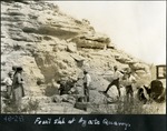 114_04: 40-28 Fossil Slab at Agate Quarry by George Fryer Sternberg 1883-1969