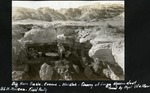 059_01: Myrl Walker in the Quarry of a Hyaenodon by George Fryer Sternberg 1883-1969