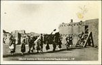 011_03: Indian Dance at San Ildefonso Pueblo North Mexico. 238 by George Fryer Sternberg 1883-1969