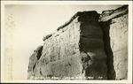 021_02: Rock Walls, Chaco Canyon, N.M., New Mexico 370 by George Fryer Sternberg 1883-1969