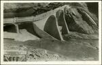 049_01: General View of Dam and Lake, Coolidge Dam by George Fryer Sternberg 1883-1969