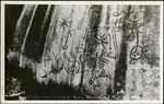 059_01: Pictographs at Hospital Rock- Sequoia National Park by George Fryer Sternberg 1883-1969