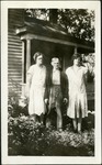 061_01: Group Photograph of Two Women and a Man by George Fryer Sternberg 1883-1969
