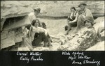 083_02: Darrel Walker, Emily Frusher, Wilda Opdycke, Myrl Walker, Anna Sternberg by George Fryer Sternberg 1883-1969