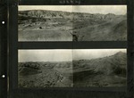 101_00: Two Panoramic Shaped Black and White Photographic Landscapes by George Fryer Sternberg 1883-1969
