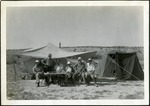 017_01: Six Men in Front of Tents by George Fryer Sternberg 1883-1969
