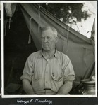 051_01: George F. Sternberg in Front of a Tent by George Fryer Sternberg 1883-1969