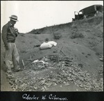 063_03: Charles W. Gilmore at an Excavation Site by George Fryer Sternberg 1883-1969