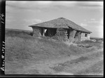 Sod and Limestone Building Near Elkader, Kansas (1954) by George Fryer Sternberg 1883-1969