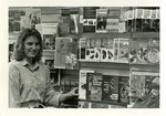 Woman in Sternberg Museum Bookstore