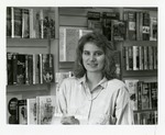 Woman in Sternberg Museum Bookstore