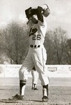 Late 1960s Fort Hays State University Baseball Team Member Standing in Centerfield by Fort Hays State University Athletics
