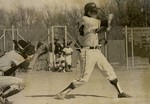 Late 1960s Baseball Player Up to Bat by Fort Hays State University Athletics