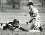 1992 Fort Hays State University Baseball Player Sliding into Base by Fort Hays State University Athletics