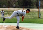 1992 Fort Hays State University Baseball Player Pitching by Fort Hays State University Athletics