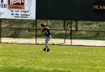 Fort Hays State University Baseball Player in Outfield by Fort Hays State University Athletics