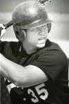 1995 Fort Hays State University Baseball Player Billy Grace Batting by Fort Hays State University Athletics
