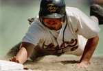 Fort Hays State University Baseball Player Sliding into Base by Fort Hays State University Athletics