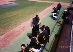 1998 Fort Hays State University Baseball Players on Bench by Fort Hays State University Athletics