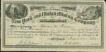 Stock certificate for New York and Unitah Mining Company by New York and Unitah Mining Company