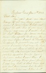 Letter written by Ruth J. McBride to her son by Ruth J. McBride
