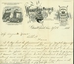 Letter asking a woman if she would do housework for a family by N. Smith