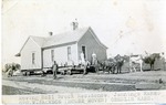 Postcard: Moving Roll Brock Residence, Jennings Kansas
