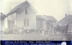 Postcard: Moving H.C. Clapp Residence, McCook, Nebraska